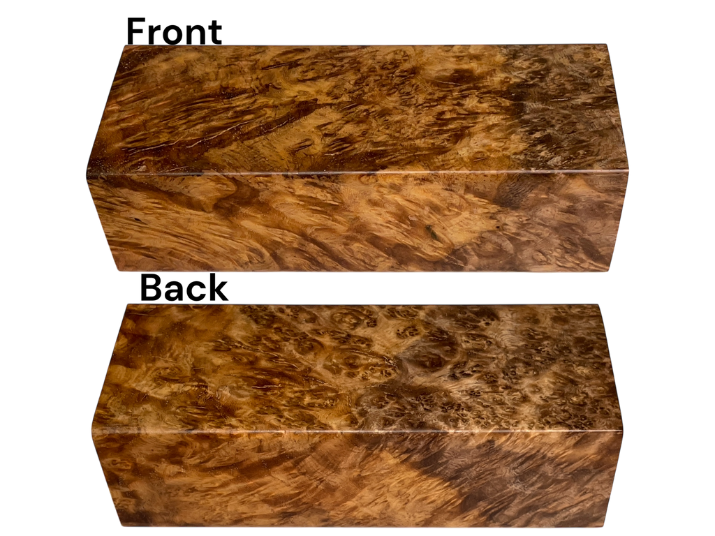 Amboyna (1.375" x 1.875" x 4.75")