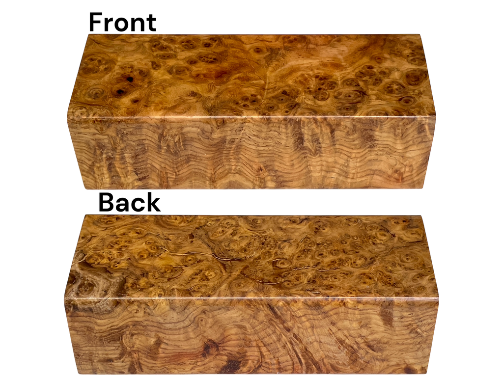 Amboyna (1.5" x 1.875" x 4.875")