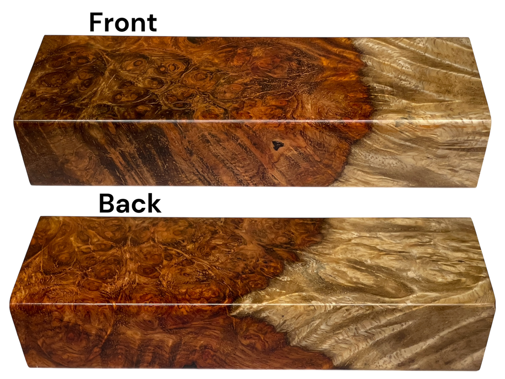 Amboyna (1.125" x 1.75" x 5.75")