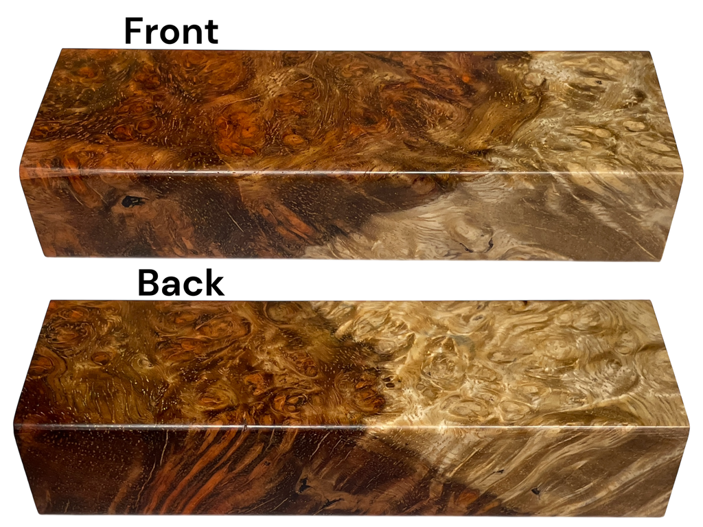 Amboyna (1.125" x 1.875" x 5.75")