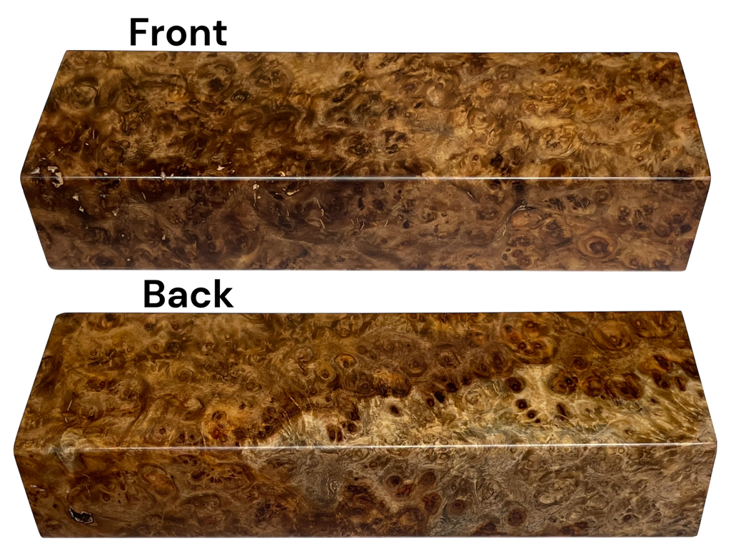 Amboyna (1.125" x 1.875" x 5.75")