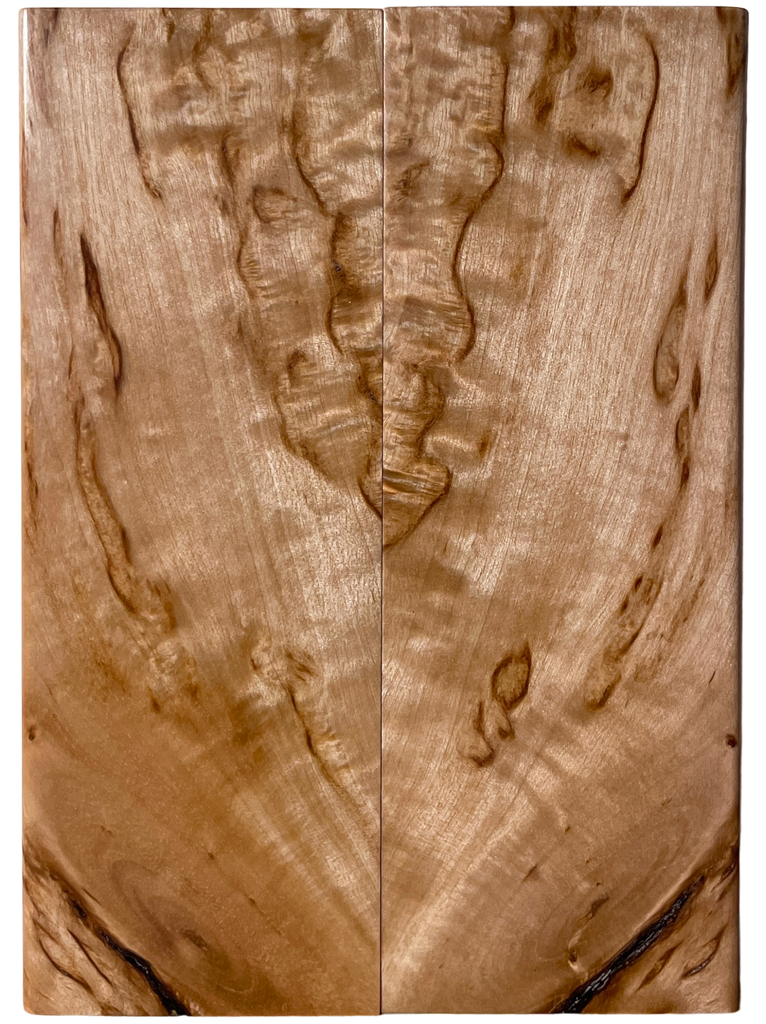 Arctic Curly (Masur) Birch (2" x 5.25" x 5/16")