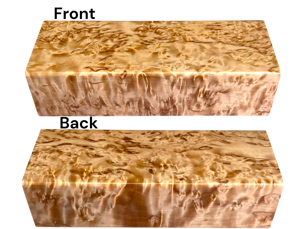 Arctic Curly (Masur) Birch (1.25" x 2" x 5.125")