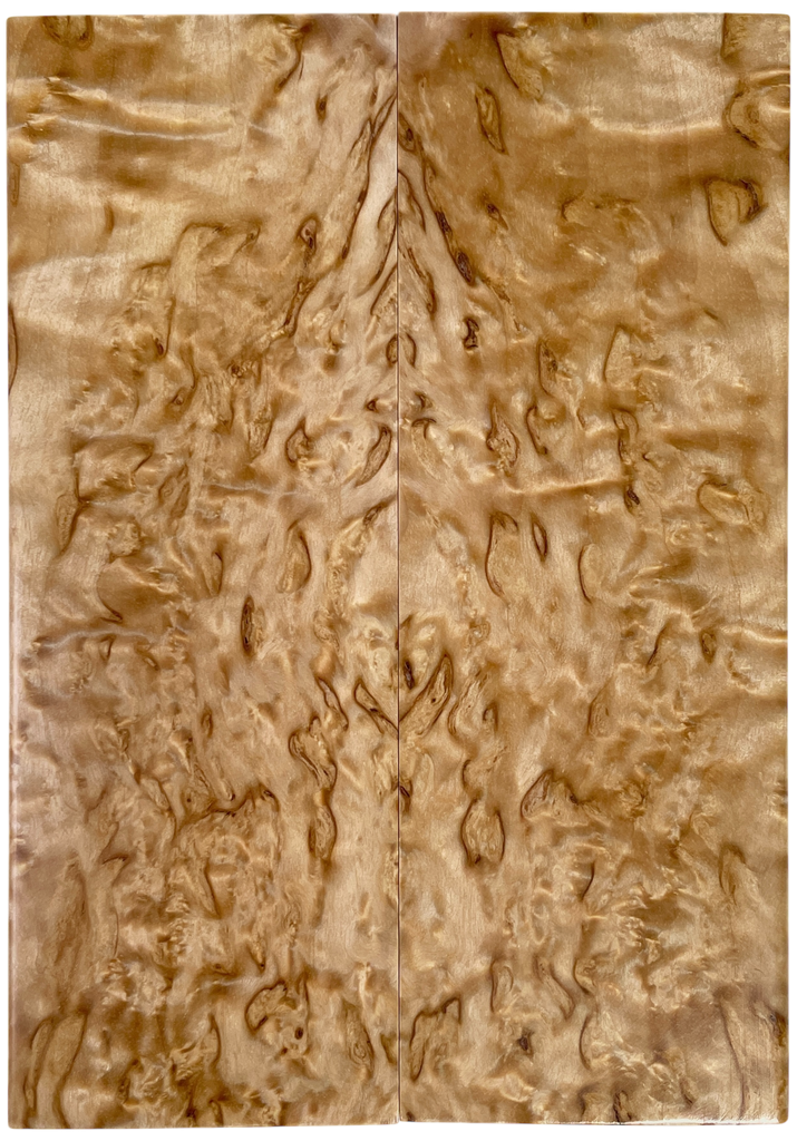 Arctic Curly (Masur) Birch (1.875" x 5.125" x 5/16")