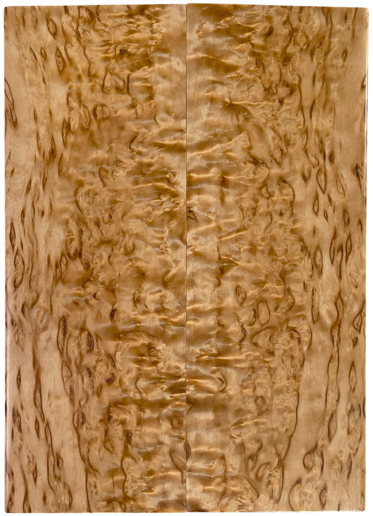 Arctic Curly (Masur) Birch (1.875" x 5.125" x 5/16")