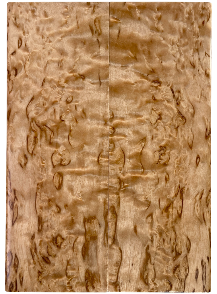 Arctic Curly (Masur) Birch (1.875" x 5.125" x 5/16")