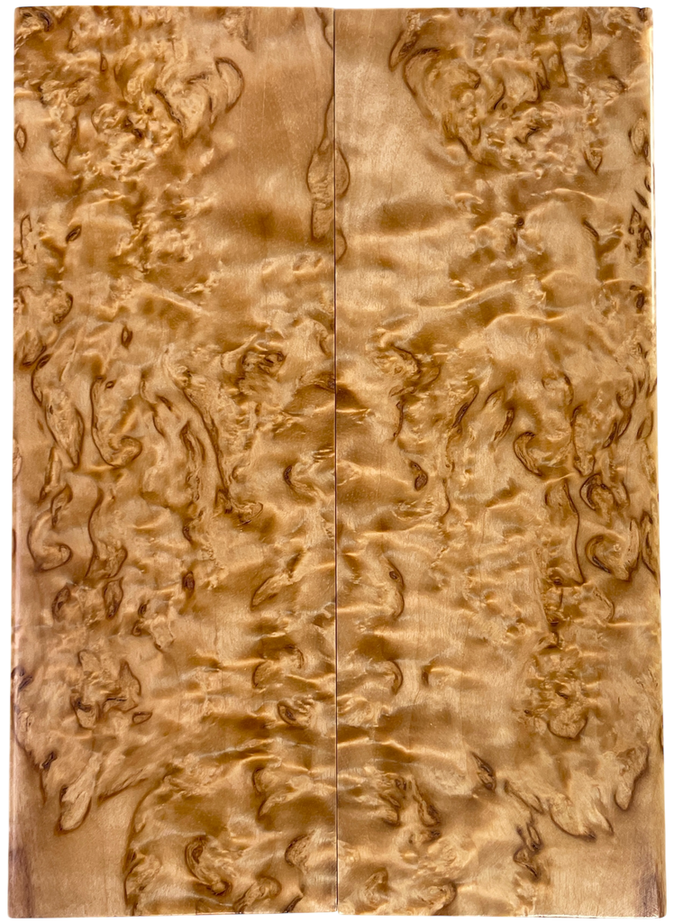 Arctic Curly (Masur) Birch (1.875" x 5.25" x 5/16")
