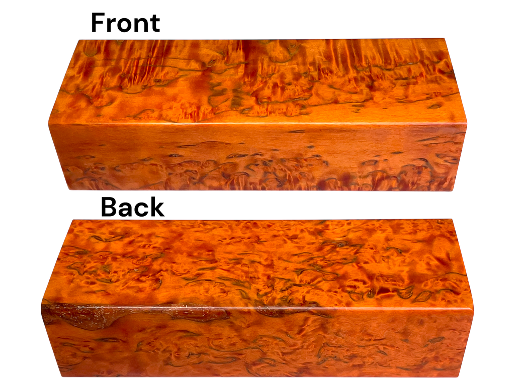 Arctic Curly (Masur) Birch (1.25" x 1.875" x 5.125")