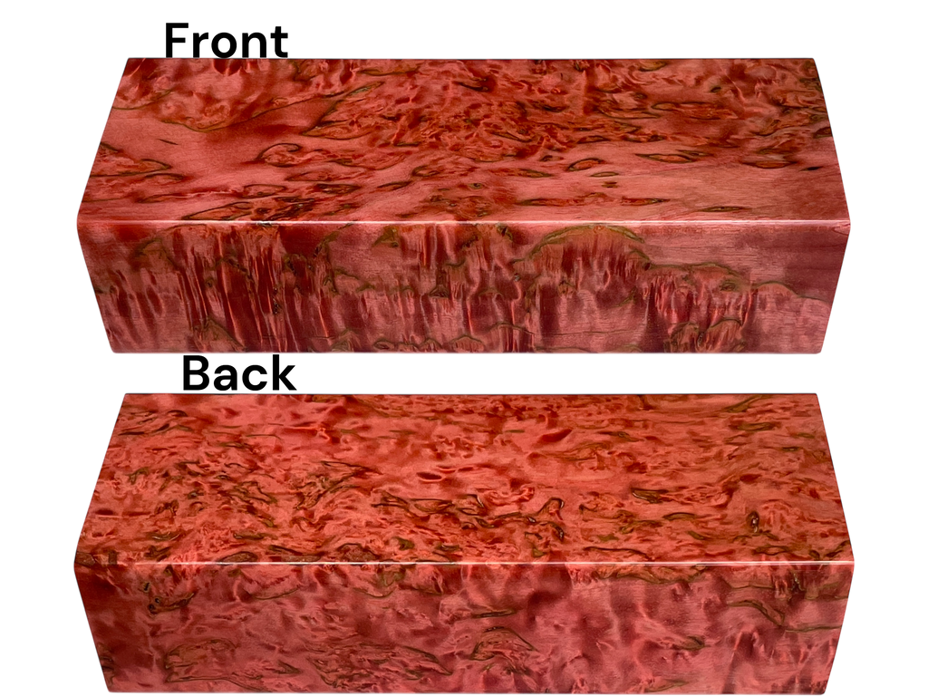 Arctic Curly (Masur) Birch (1.25" x 1.875" x 5.125")