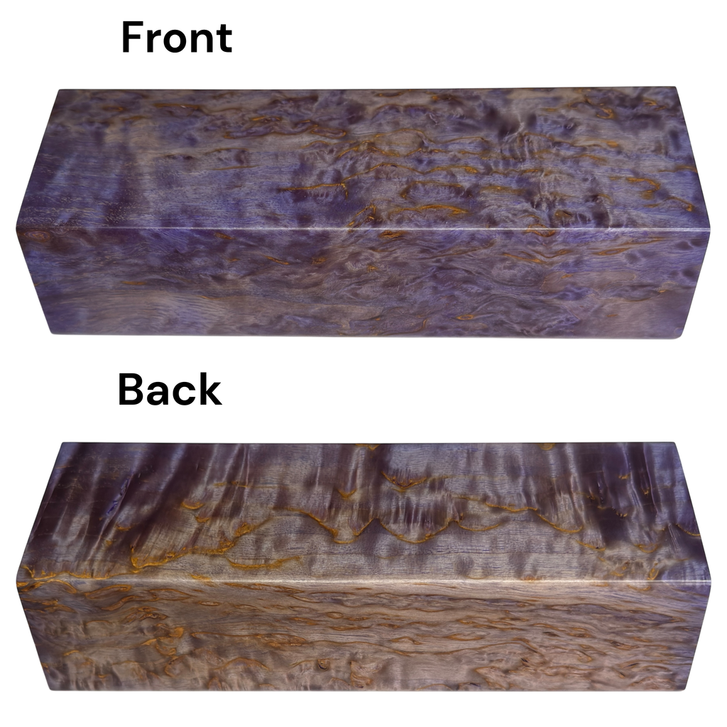 Arctic Curly (Masur) Birch (1.25" x 1.75" x 5.25")