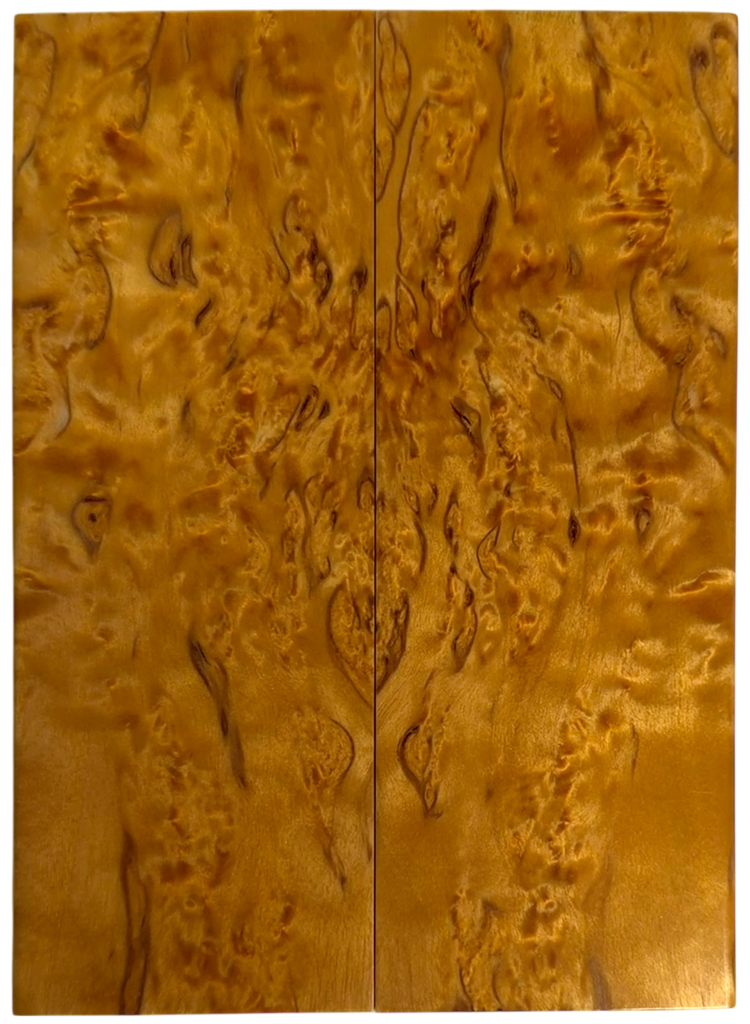 Arctic Curly (Masur) Birch (1.875" x 5.25" x 3/8")