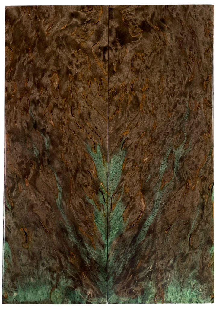 Arctic Curly (Masur) Birch (1.75" x 5" x 5/16")