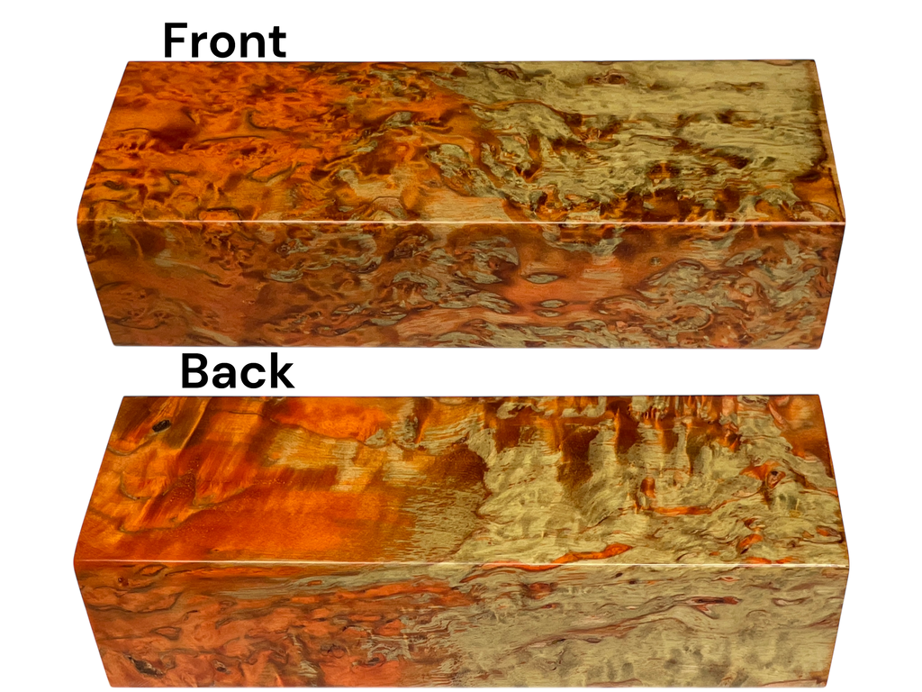 Arctic Curly (Masur) Birch (1.25" x 1.875" x 5.125")