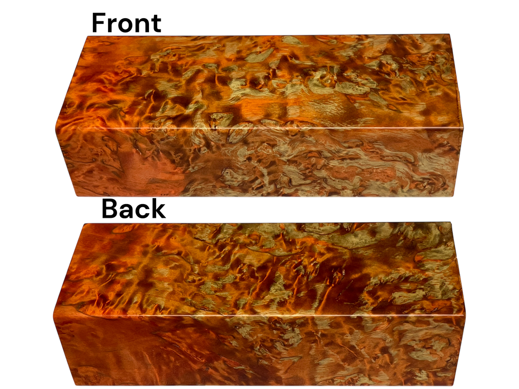 Arctic Curly (Masur) Birch (1.25" x 1.875" x 5")