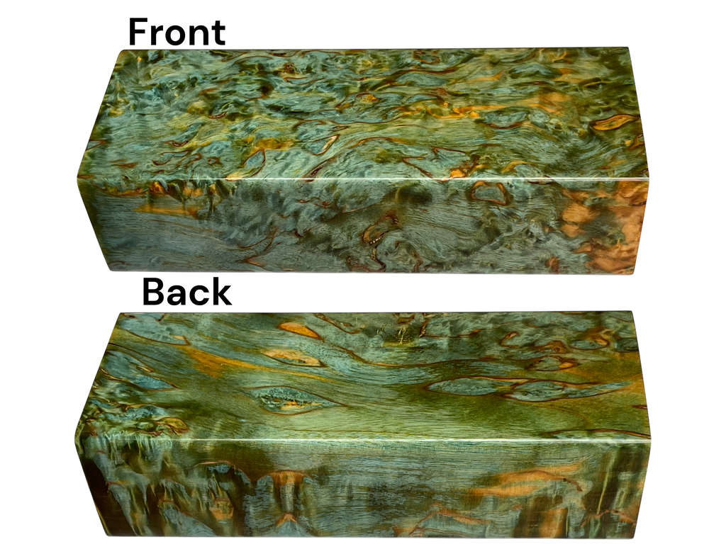 Arctic Curly (Masur) Birch (1.25" x 1.875" x 5")