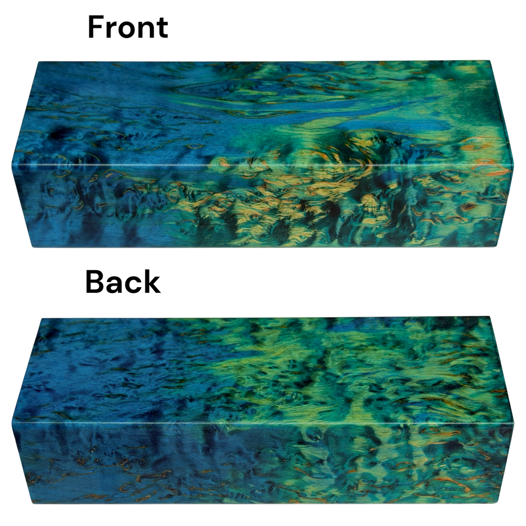 Arctic Curly (Masur) Birch (1.25" x 1.875" x 5.25")