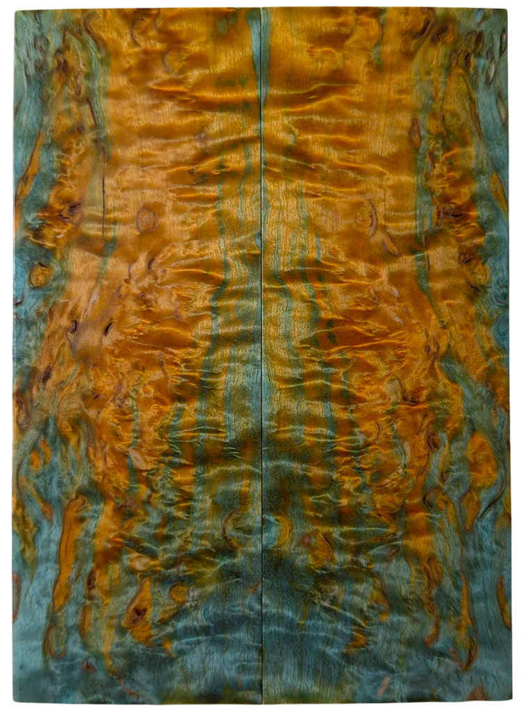 Arctic Curly (Masur) Birch (1.875" x 5.125" x 3/8")