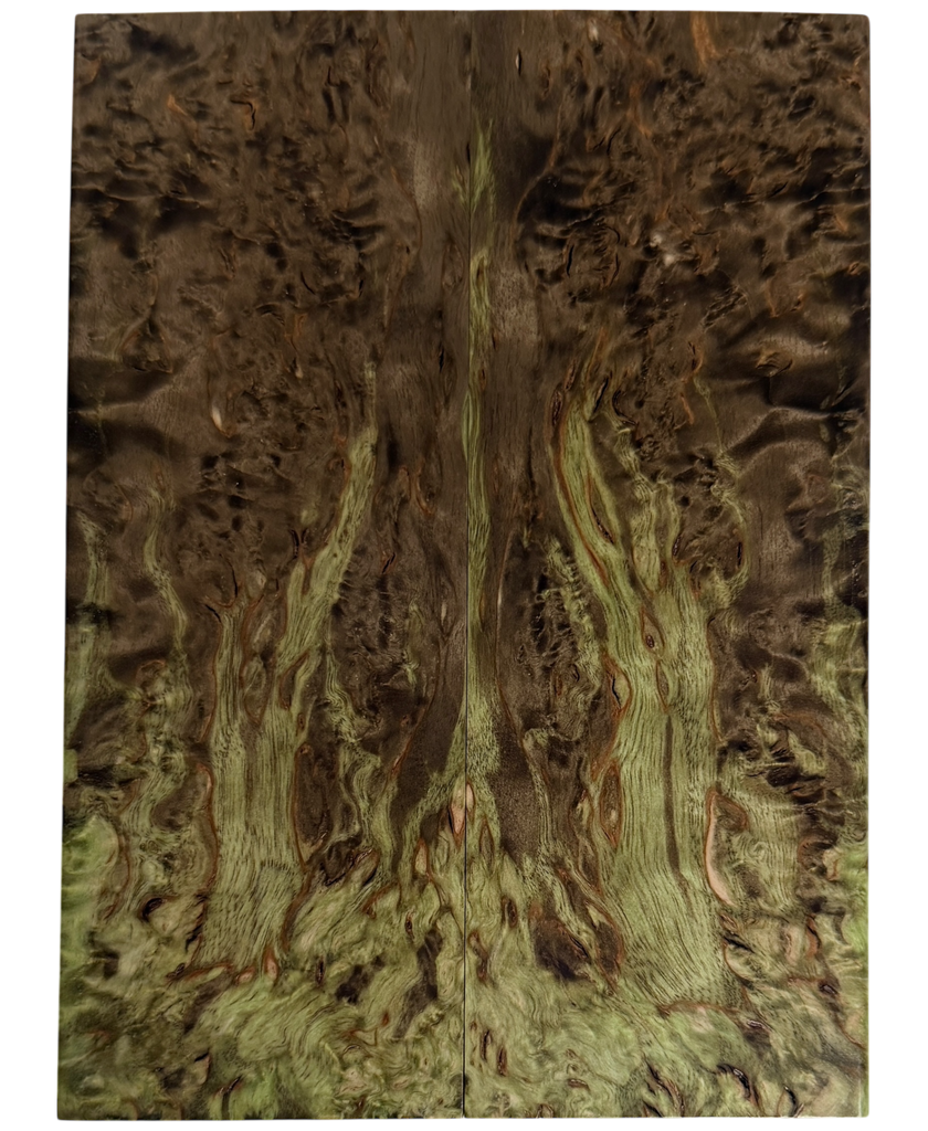 Arctic Curly (Masur) Birch (1.875" x 5.125" x 5/16")