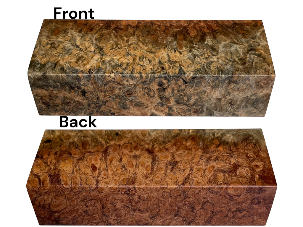 Afzelia Burl (1.125" x 1.875" x 4.75")
