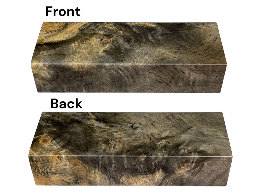 Buckeye Burl (1" x 1.875" x 4.875")