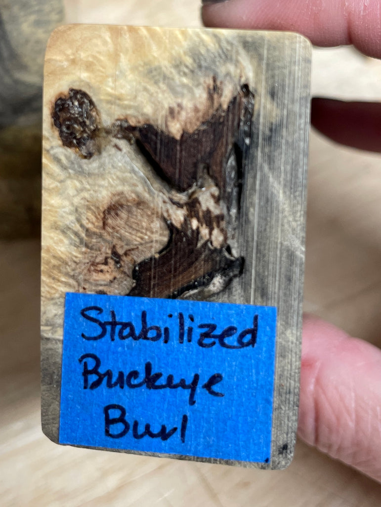 Buckeye Burl (1.125" x 1.875" x 5")