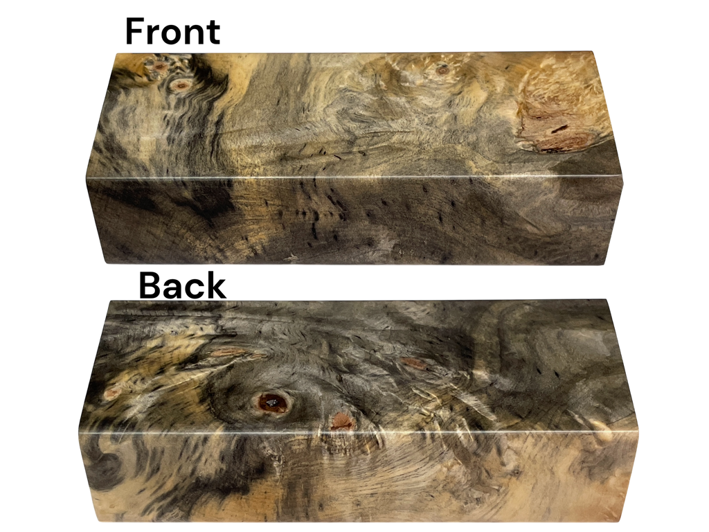Buckeye Burl (1.125" x 1.875" x 5")