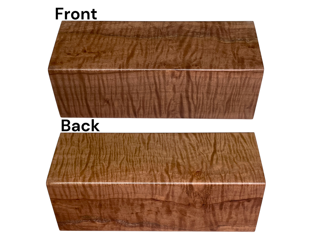 Curly Maple (1.75" x 1.875" x 4.75")