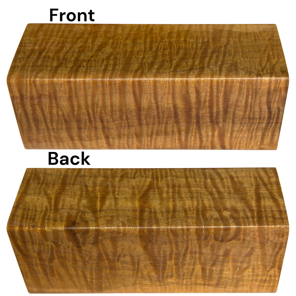 Curly Maple (1.75" x 1.875" x 5")