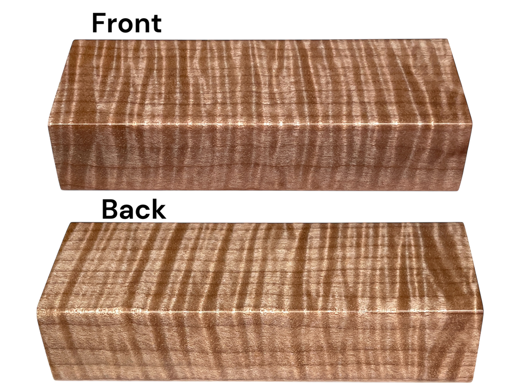 Curly Maple (1" x 1.75" x 4.75")