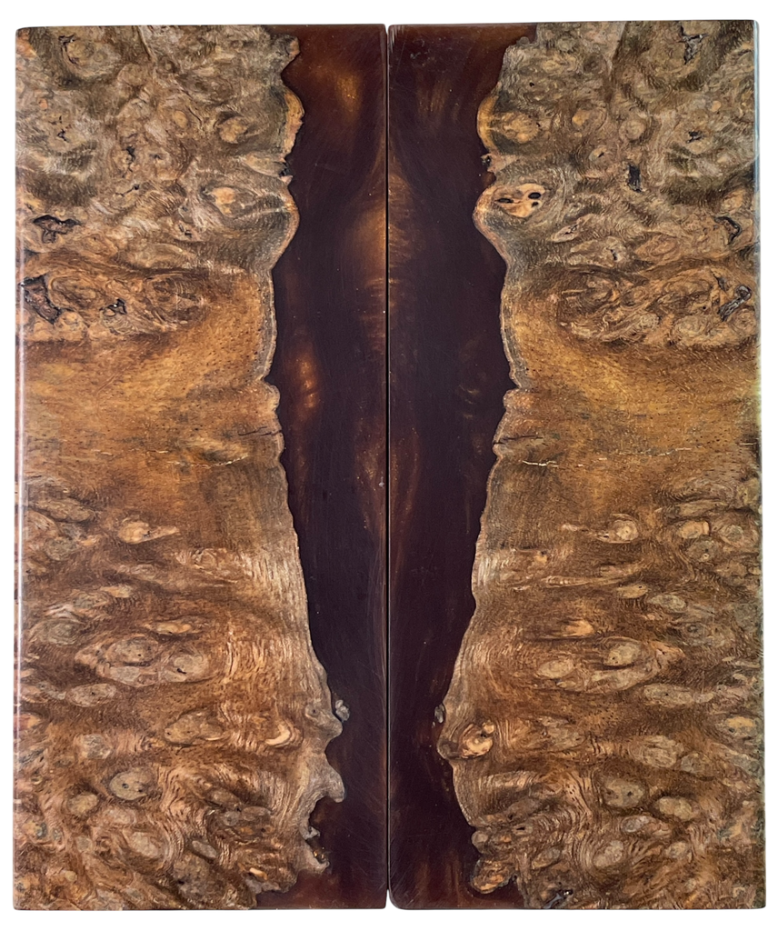 Afzelia Burl Hybrid (2" x 4.625" x 5/16")