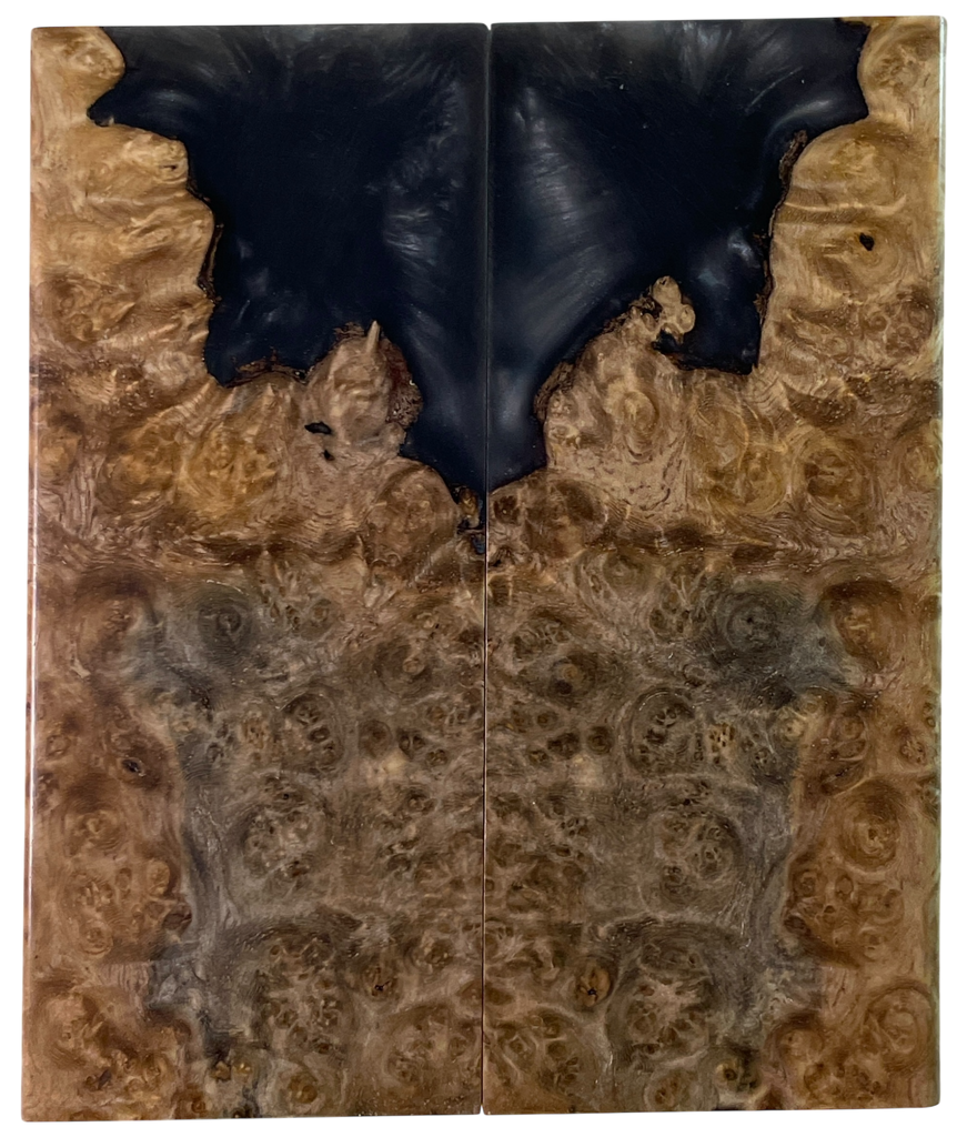 Afzelia Burl Hybrid (1.875" x 4.5" x 3/8")