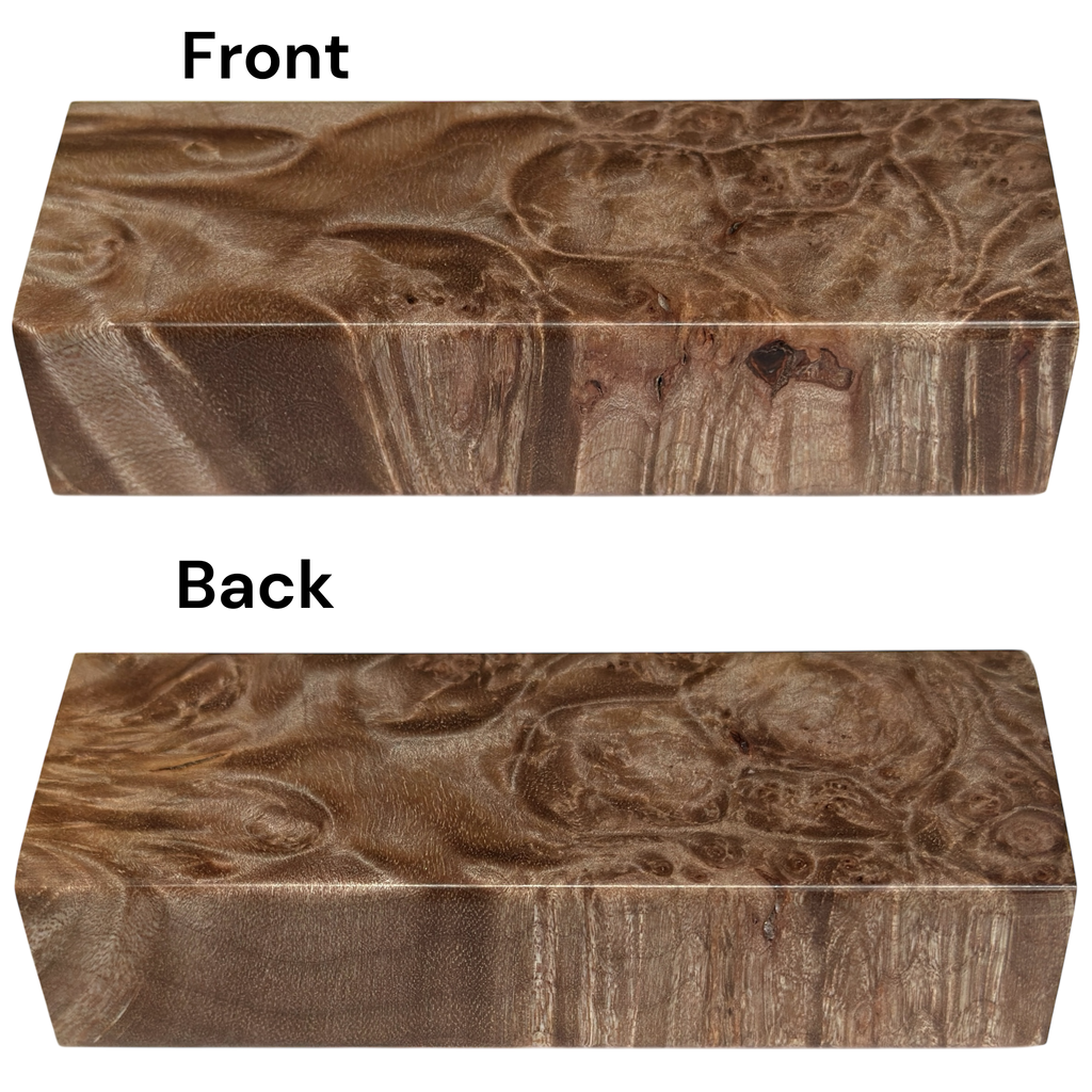 Maple Burl (1" x 1.625" x 4.5")
