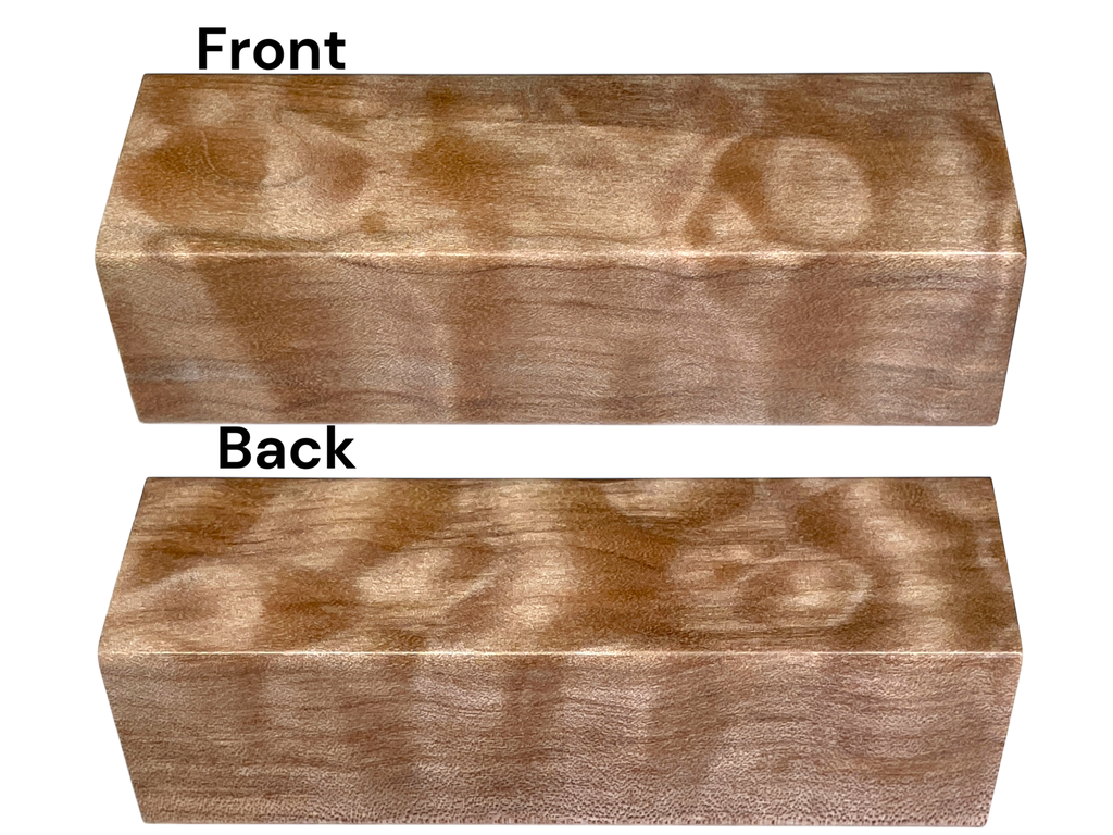Quilted Maple (1.375" x 1.5" x 5")