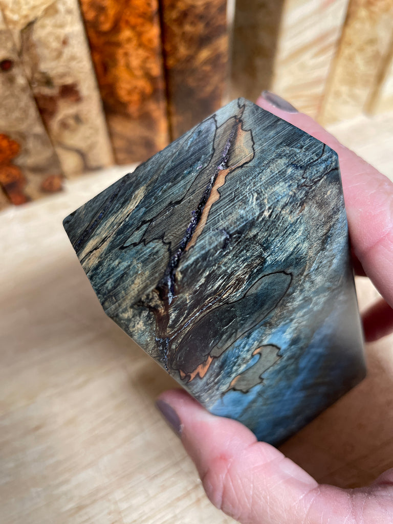 Spalted Maple (1.25" x 1.875" x 4")
