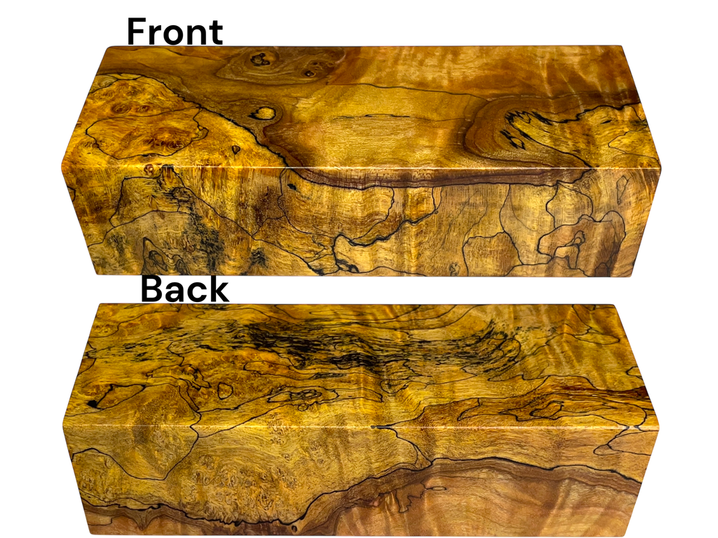 Spalted Maple (1.375" x 1.875" x 5.125")